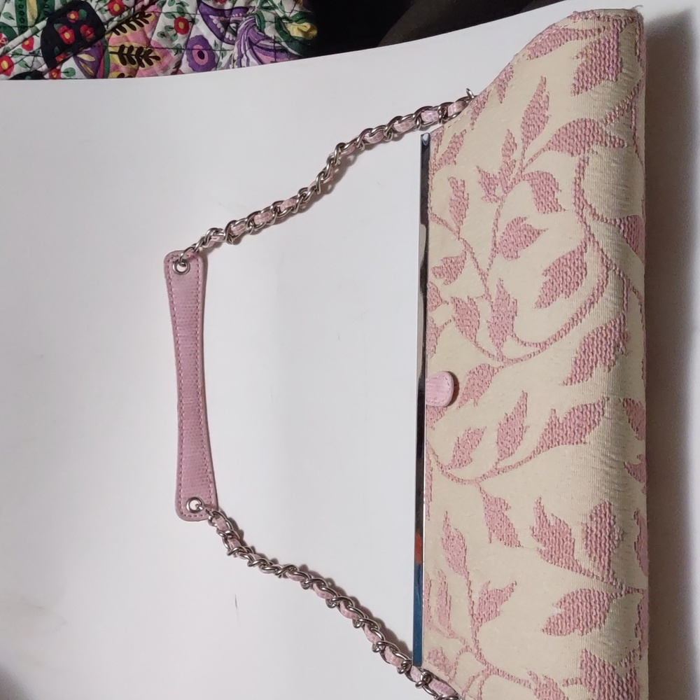 Floral pattern fabric purse